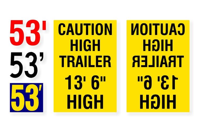 Trailer Length, Trailer Height